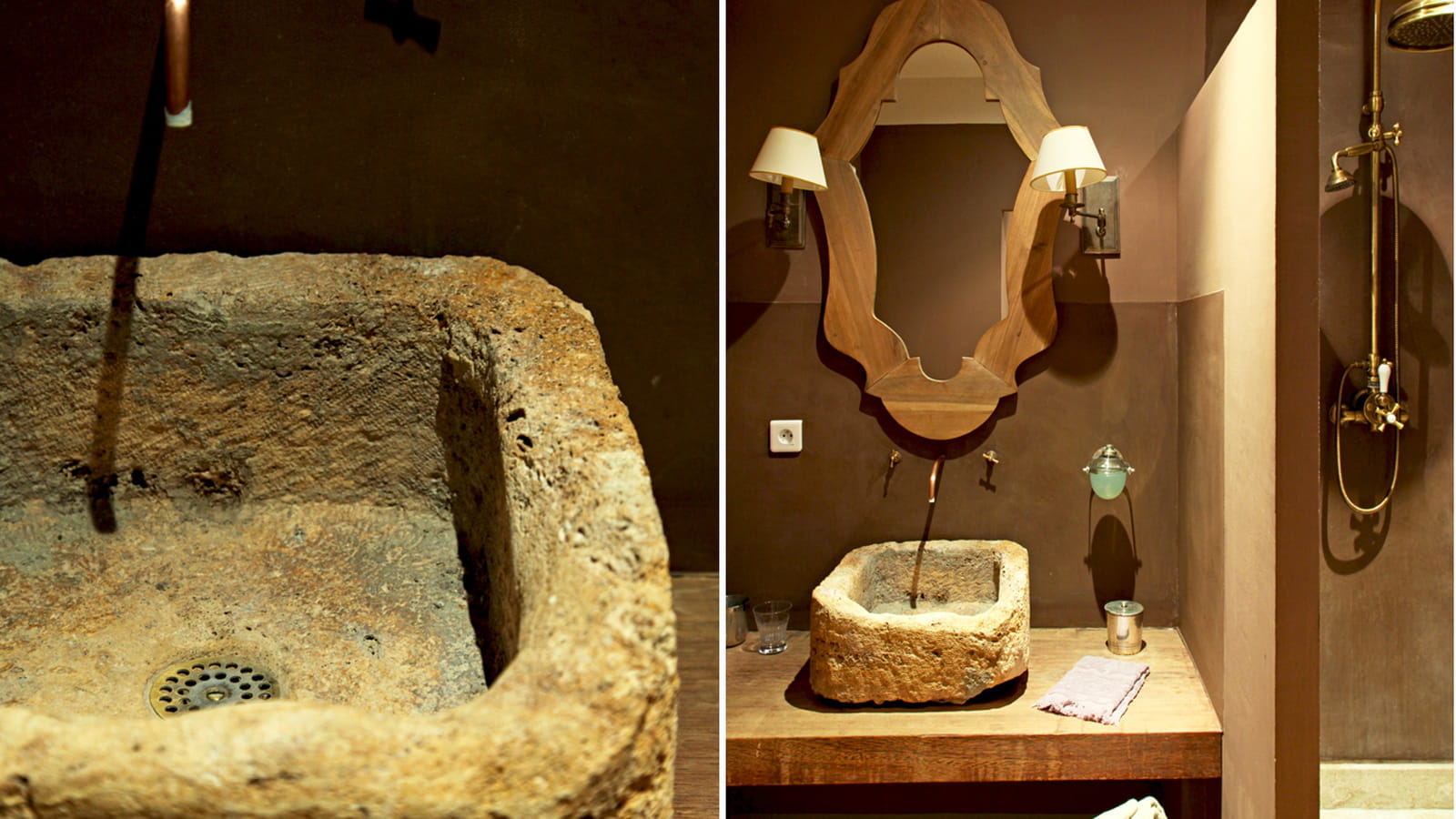 Salle de bains nature