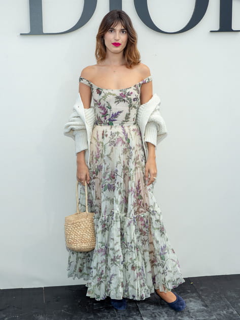 Jeanne Damas au d&eacute;fil&eacute; Christian Dior