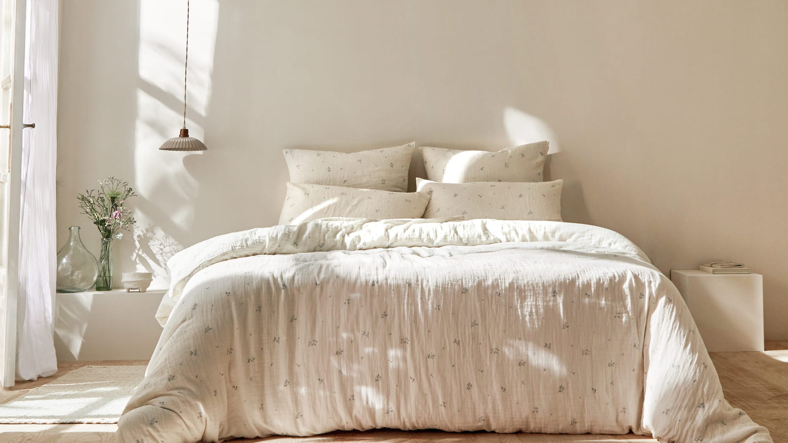 Gaze de coton motif