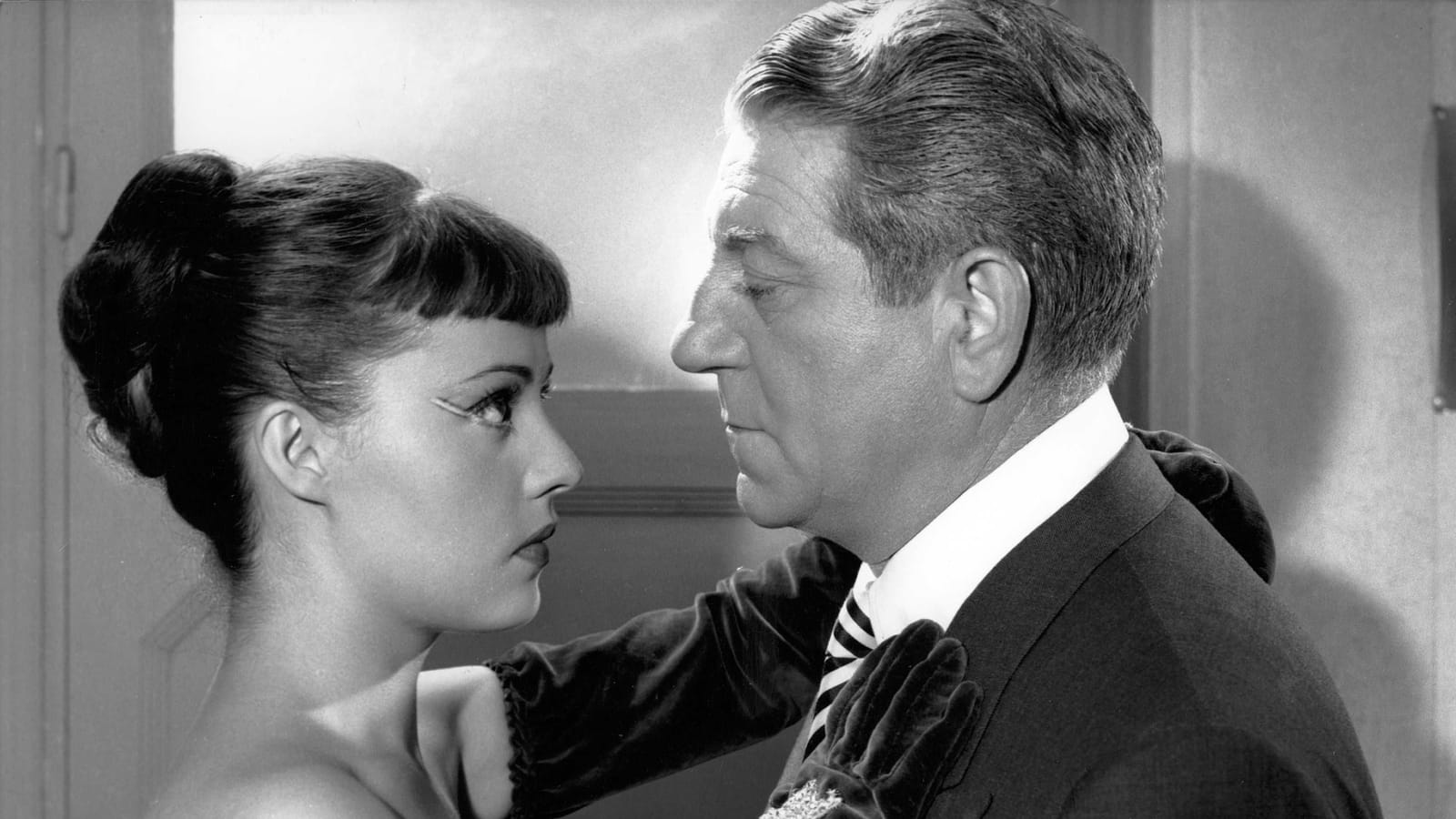 Collé-sérré avec Jean Gabin dans "Touchez pas au grisbi"