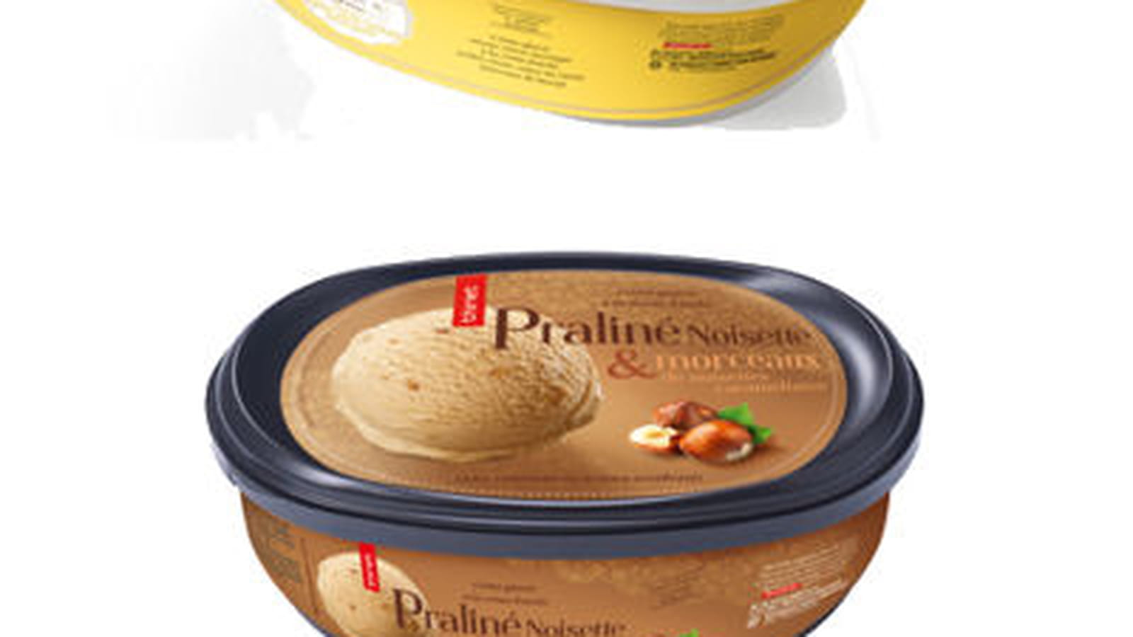 Glaces façon tarte au citron meringuée et Pâte à tartiner de Thiriet 