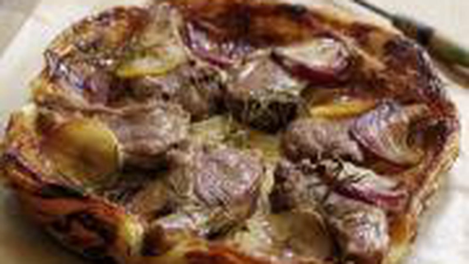 Tatin d'agneau aux pommes