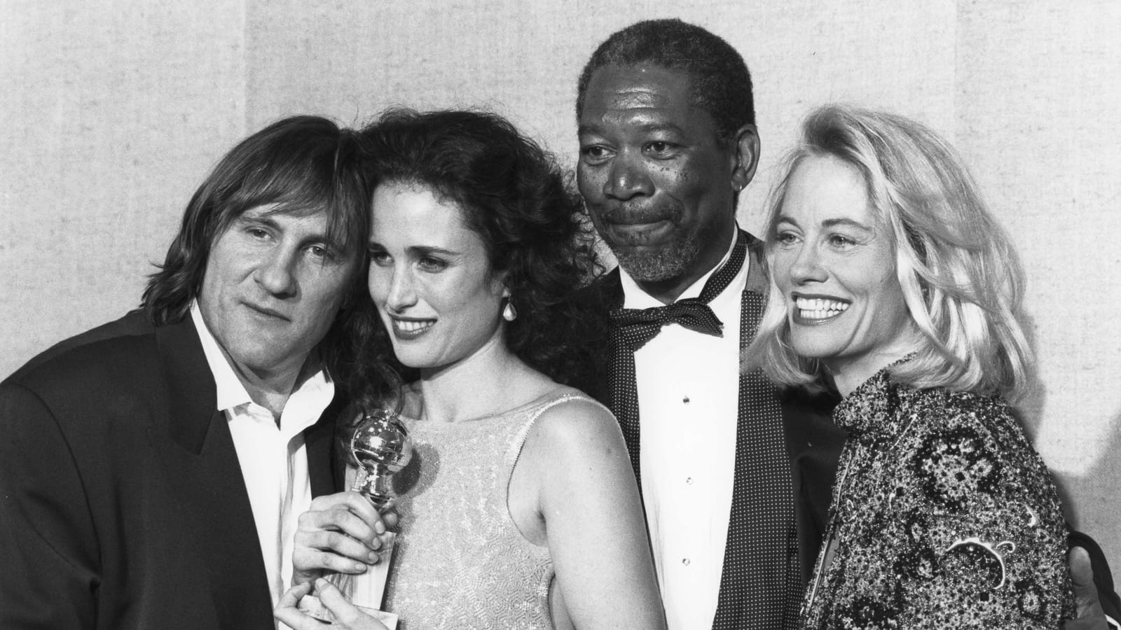 Gerard Depardieu, Andie MacDowell, Morgan Freeman, Cybill Shepherd