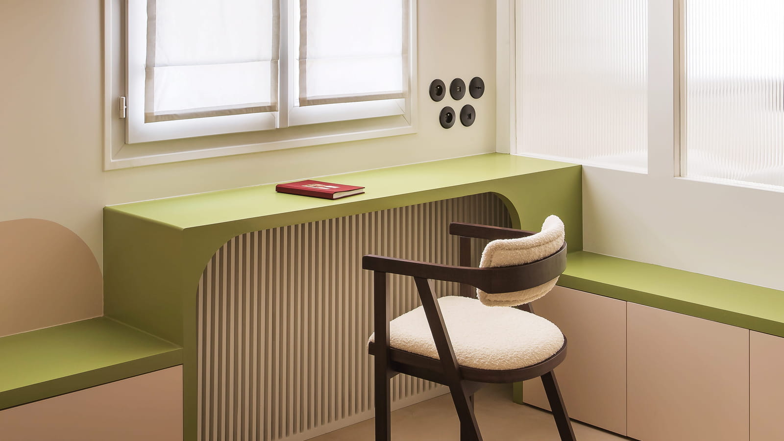 Banquette-bureau 