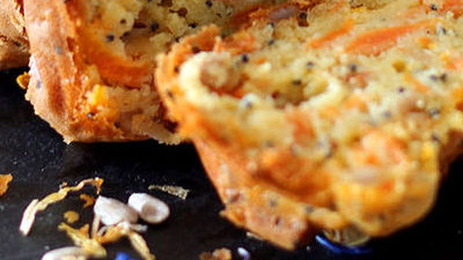 Cake Carotte - Pavot et Graines de Tournesol