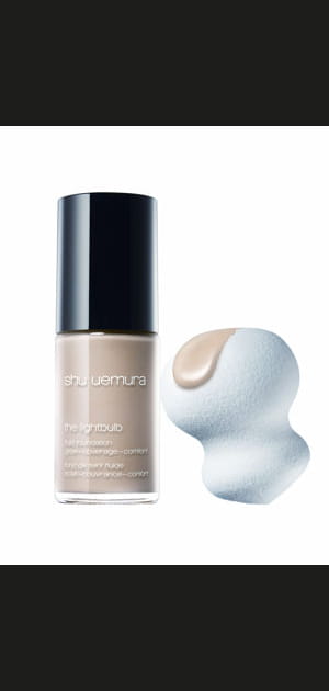 Le fond de teint fluide The light bulb de Shu Uemura