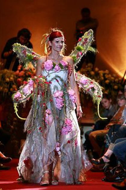 Une fée des bois sur le podium