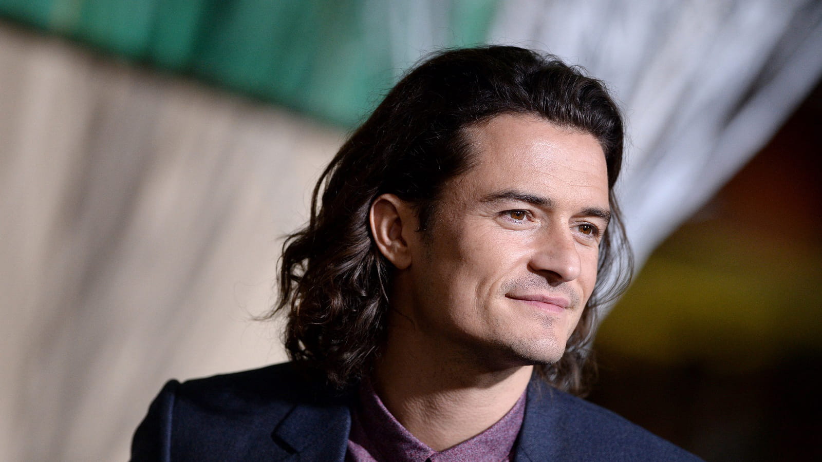 Orlando Bloom, cheveux longs