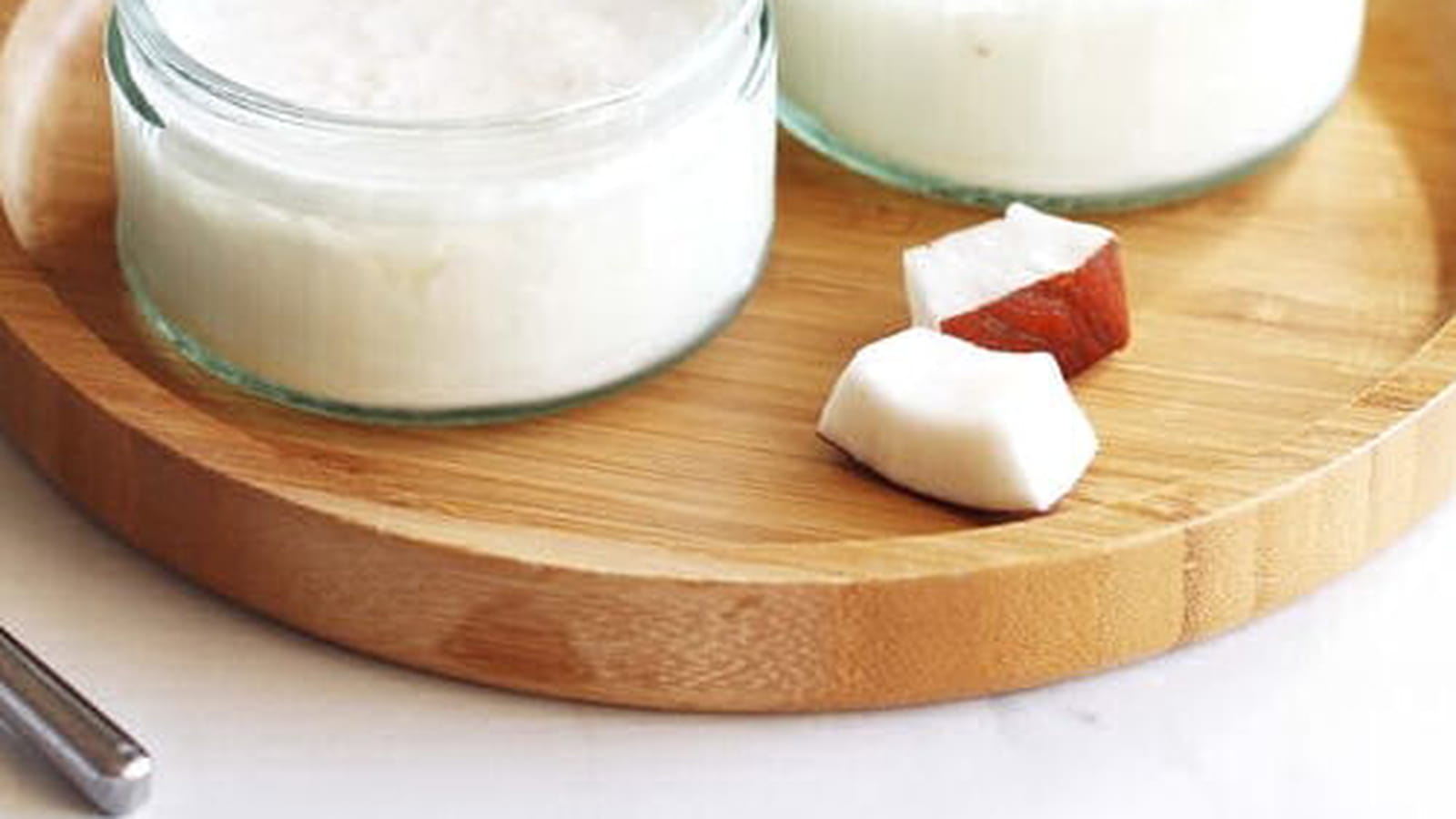 Yaourts maison à la noix de coco