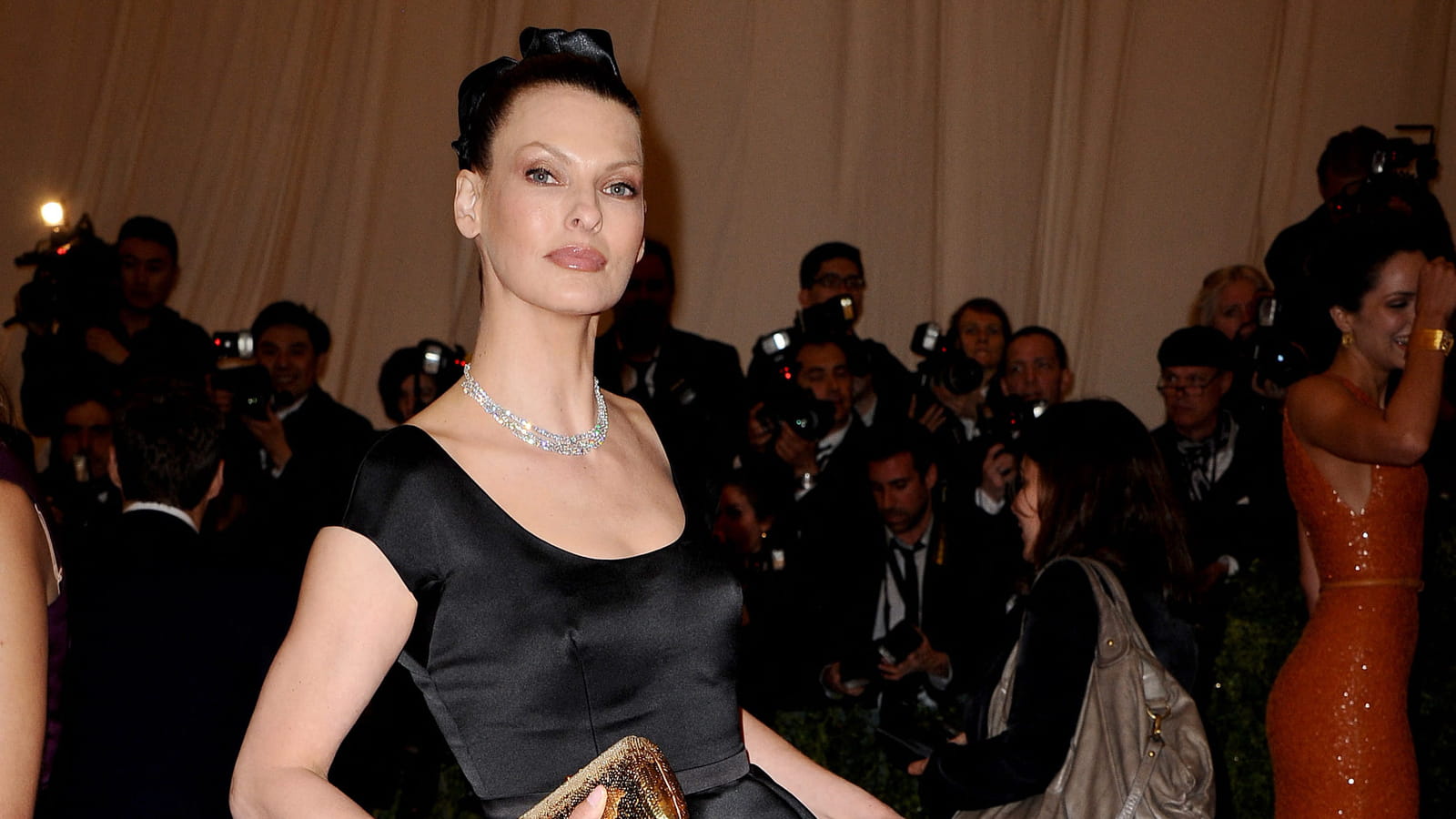 Linda Evangelista le 8 mai 2012 
