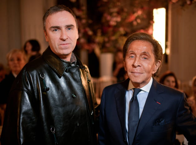 Raf Simon et Valentino au d&eacute;fil&eacute; Valentino