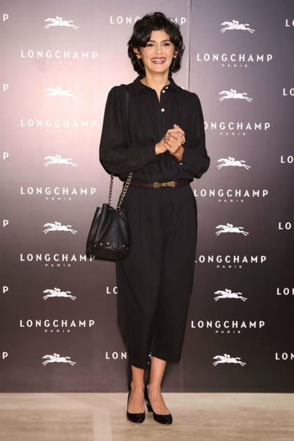 Audrey Tautou en combinaison noire