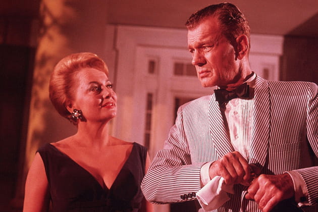 Olivia de Havilland et Joseph Cotten en 1965