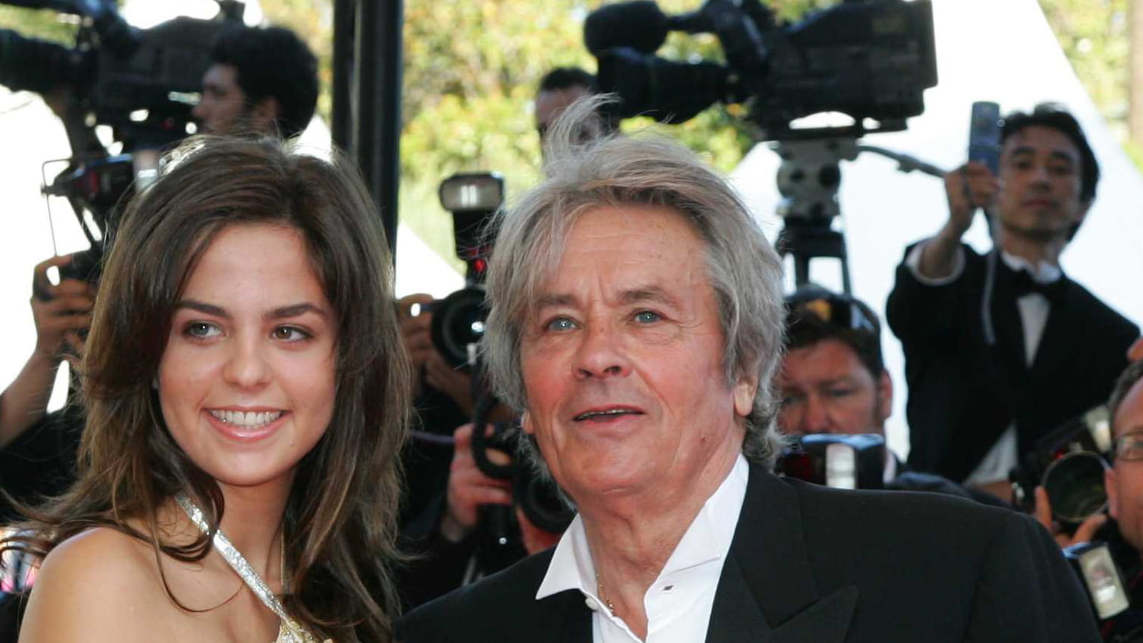 Anouchka et Alain Delon