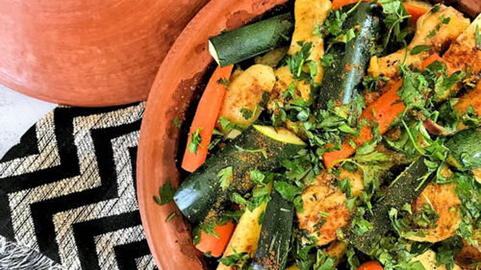 Tajine de poulet aux légumes