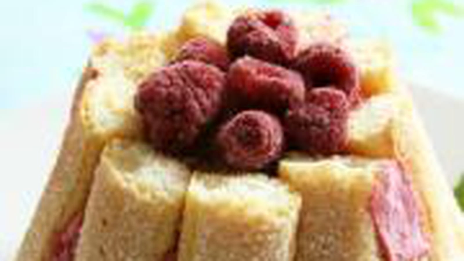 Charlotte framboise fromage blanc