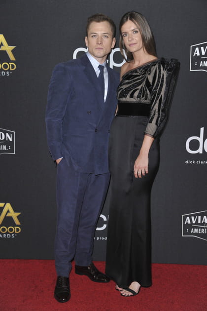 Taron Egerton et Emily Thomas