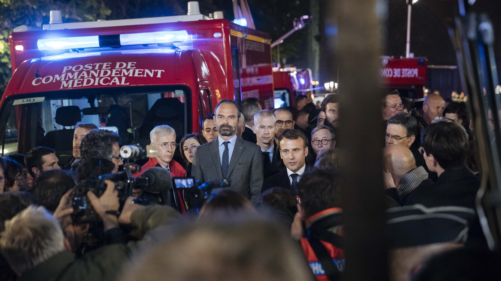 Emmanuel et Brigitte Macron, Edouard Philippe