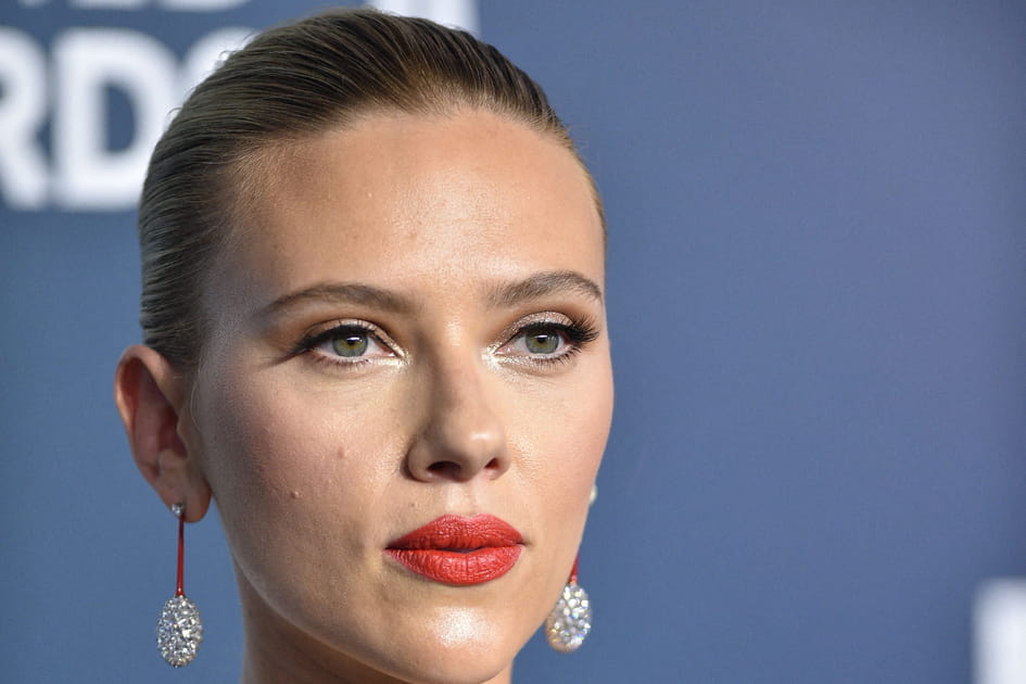 Les l&egrave;vres orang&eacute;es de Scarlett Johansson