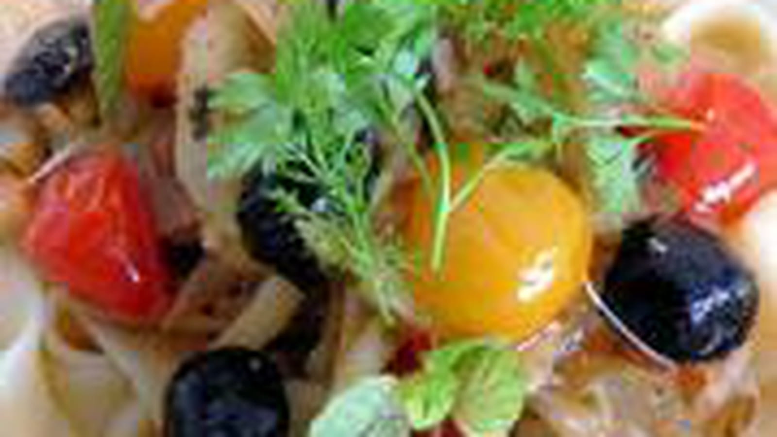 Tagliatelles aux légumes méditerranéens