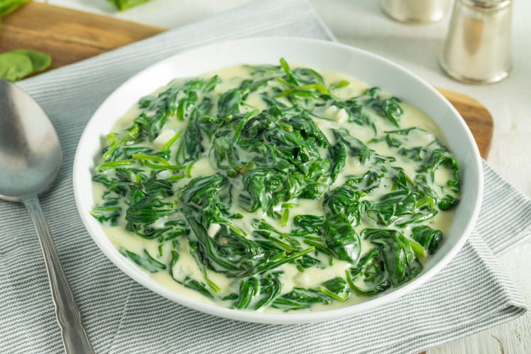 Recettes aux &eacute;pinards&nbsp;: gratin, saumon, tarte-image