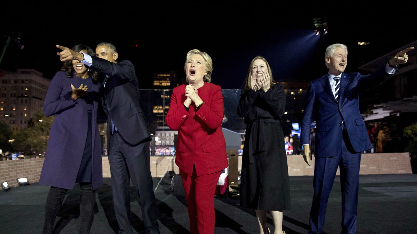 Les Obama et les Clinton