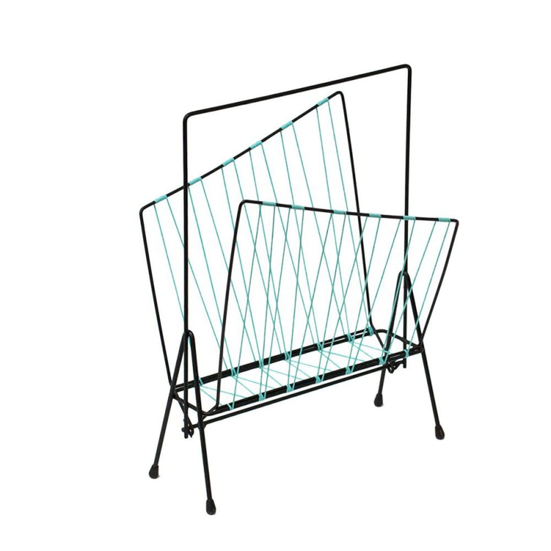porte-revue-scoubidou-turquoise
