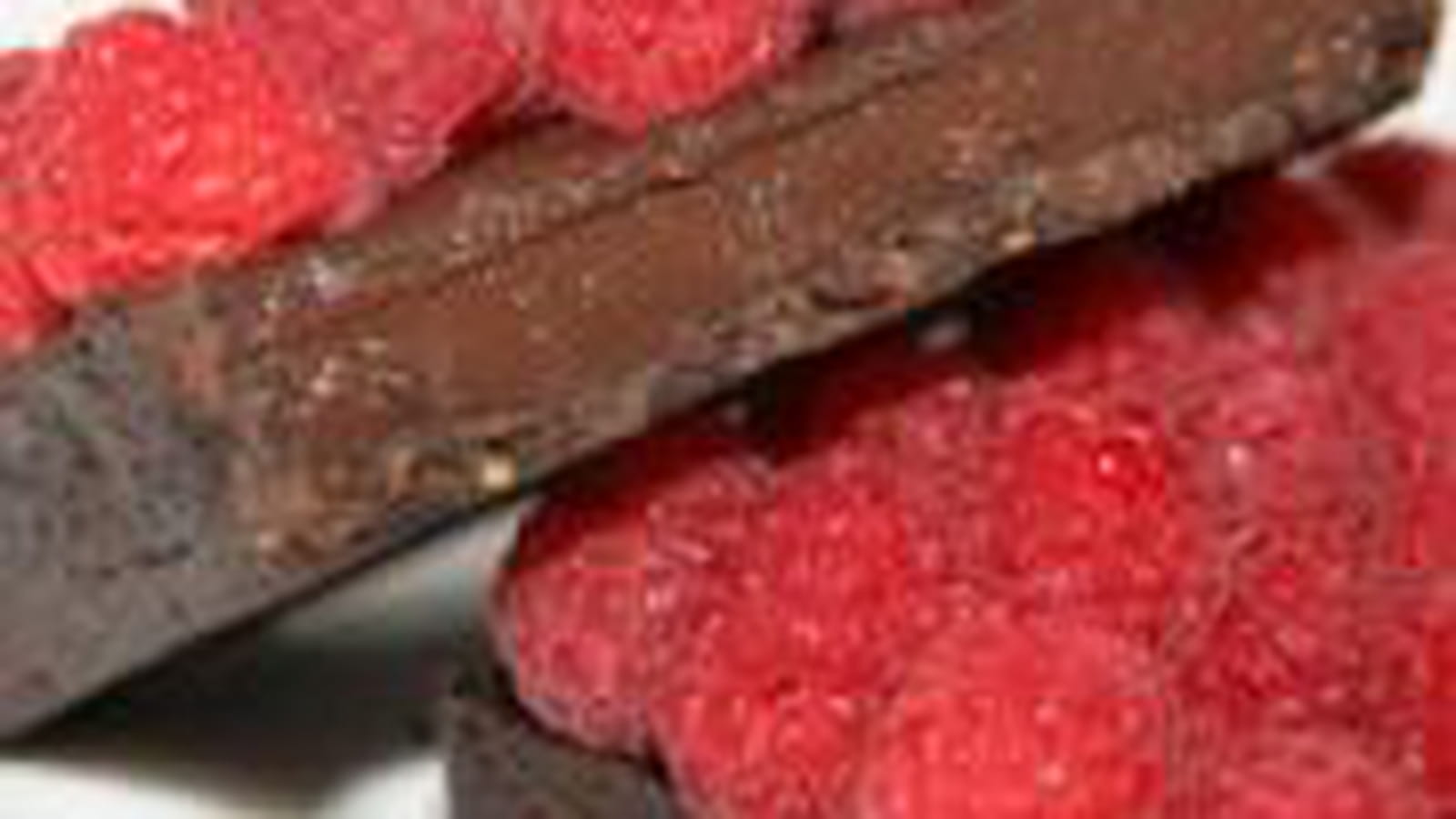 Tarte à la crème chocolat et aux framboises