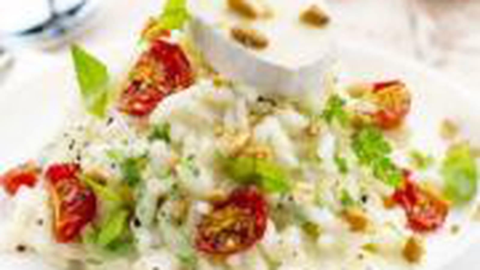 Risotto basilic et En Cas de Caprice