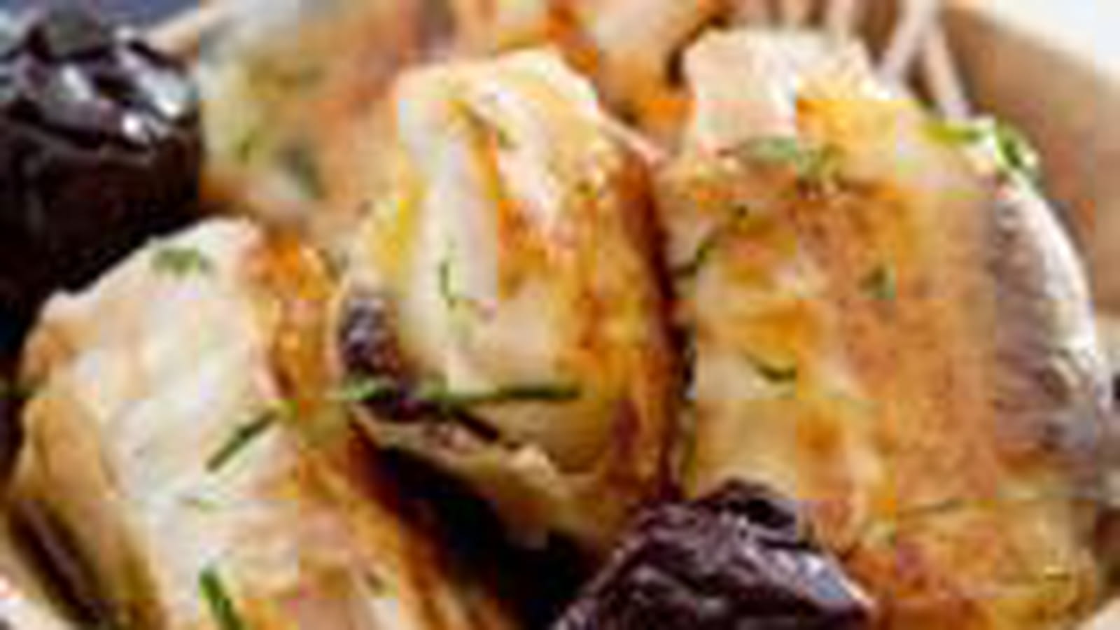Lapin au comté et pruneaux