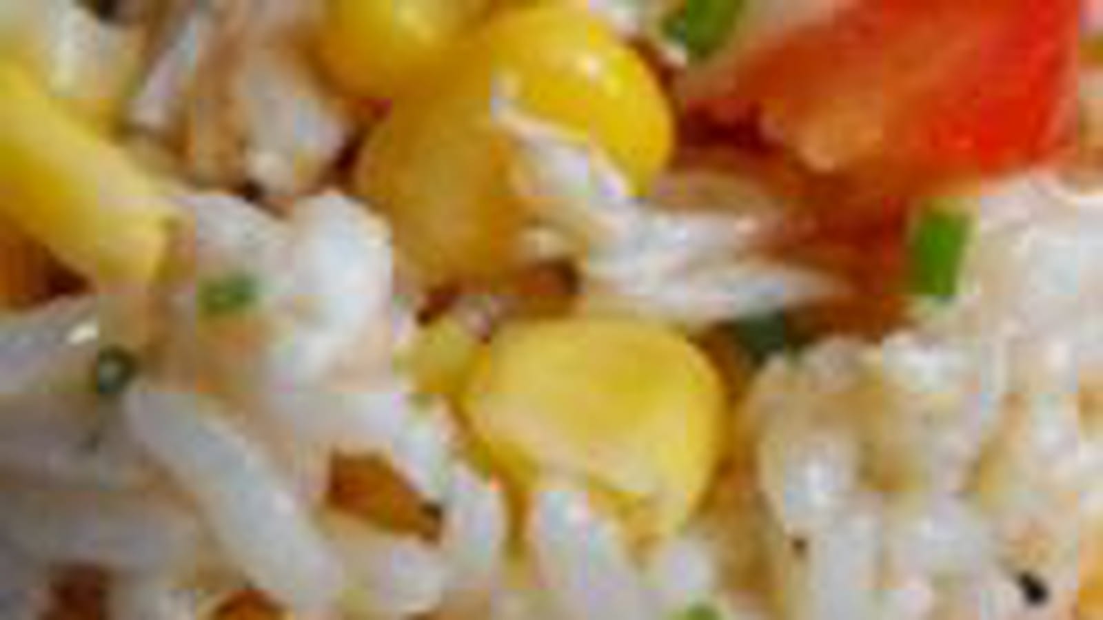 Salade de riz et crabe