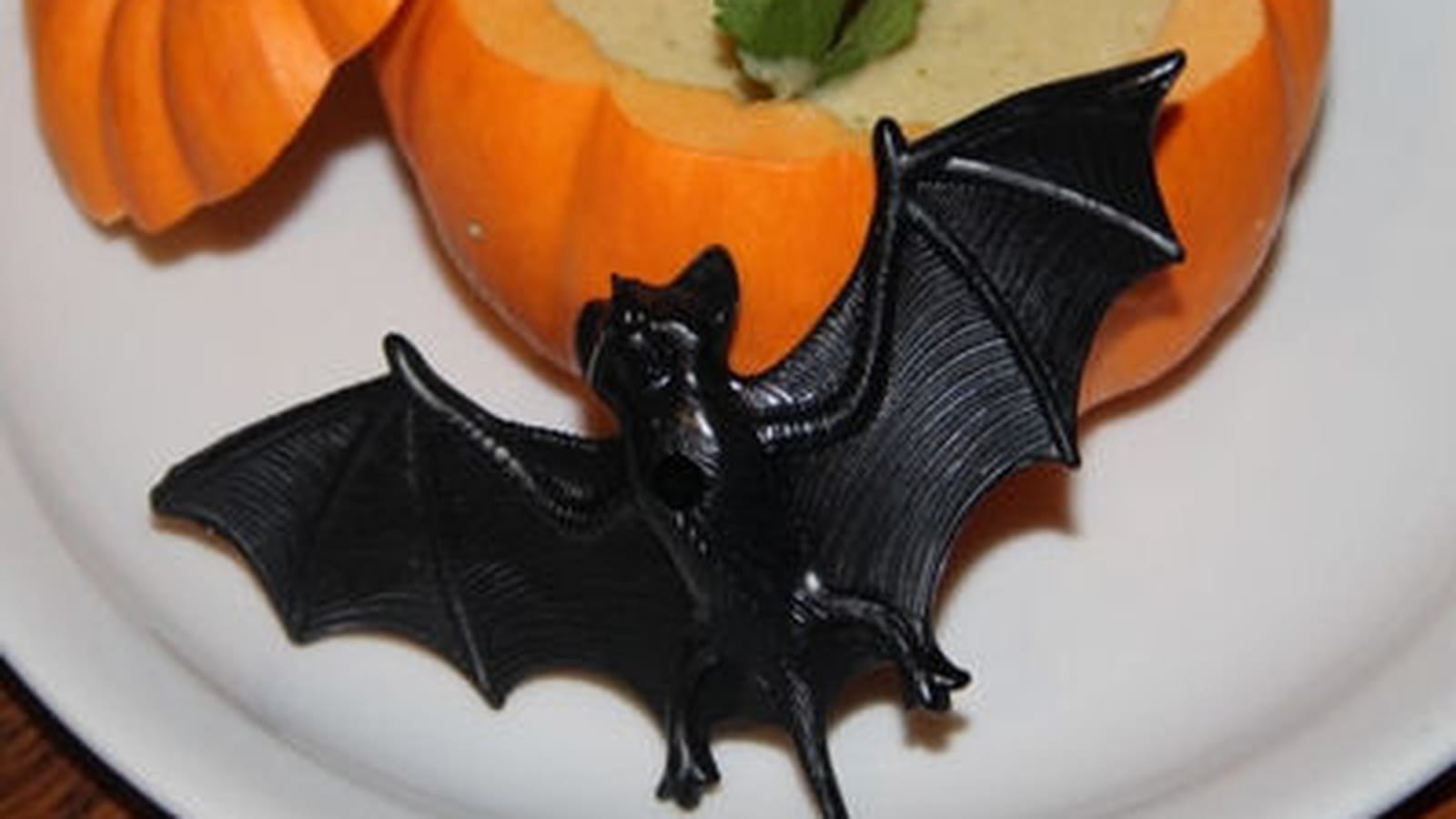 Velouté de potiron et poulet