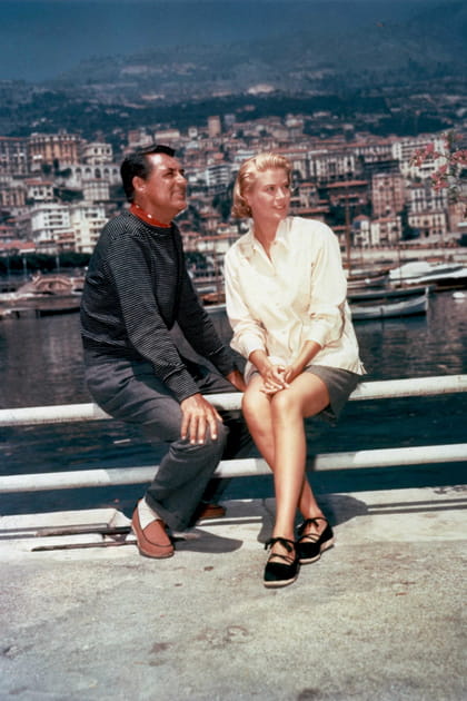 Grace Kelly en chemise et short
