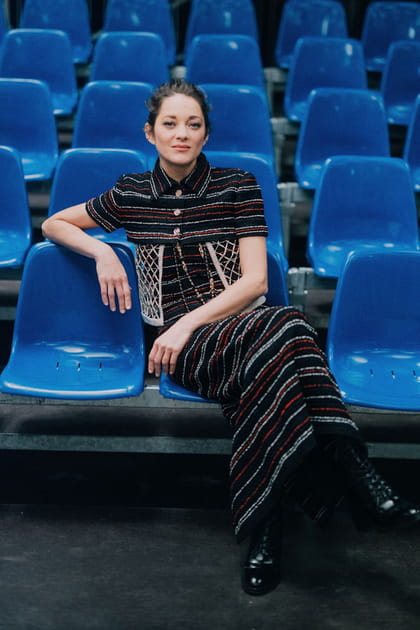 Marion Cotillard au d&eacute;fil&eacute; Chanel