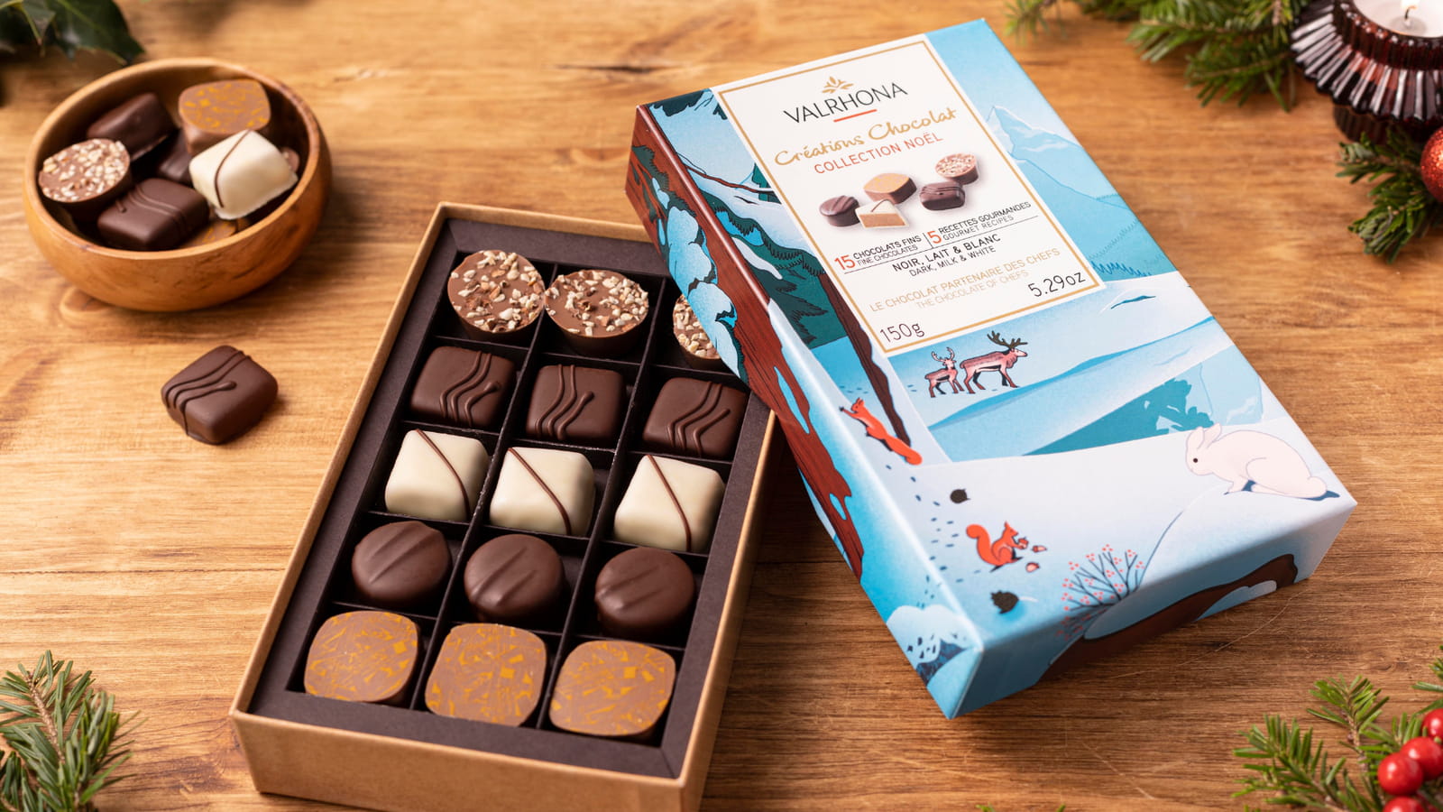 Coffret Collection Noël Valrhona