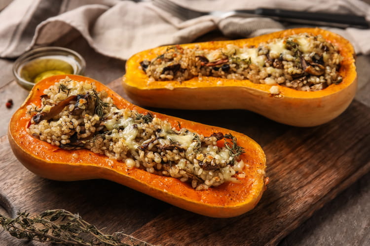 Recettes &agrave; la courge butternut : au four, soupe, pur&eacute;e, gratin