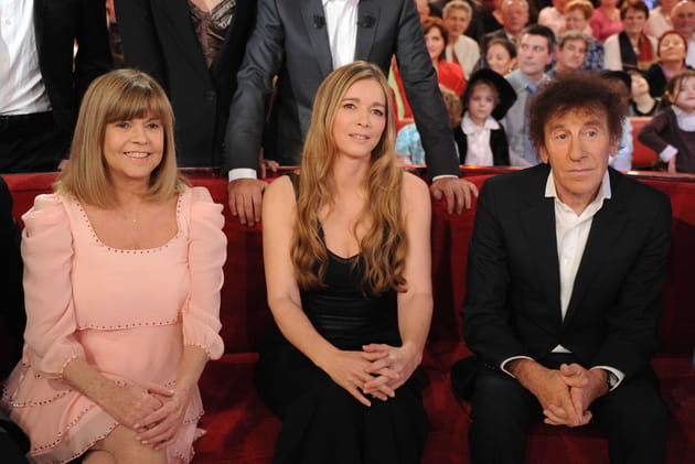Avec Hélène Rollès et Alain Souchon, en 2011
