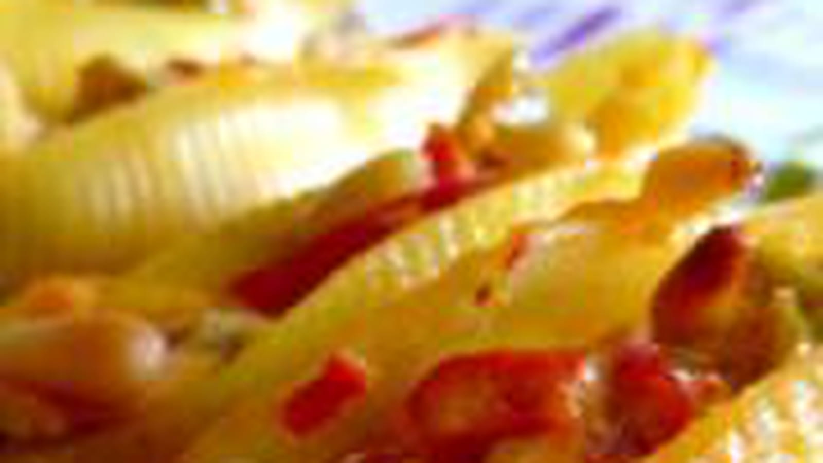 Conchiglie farcis poivrons brocciu