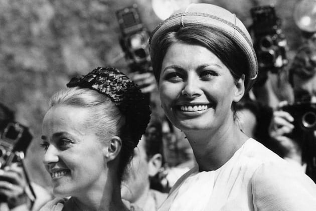 Jeanne Moreau et Sophia Loren
