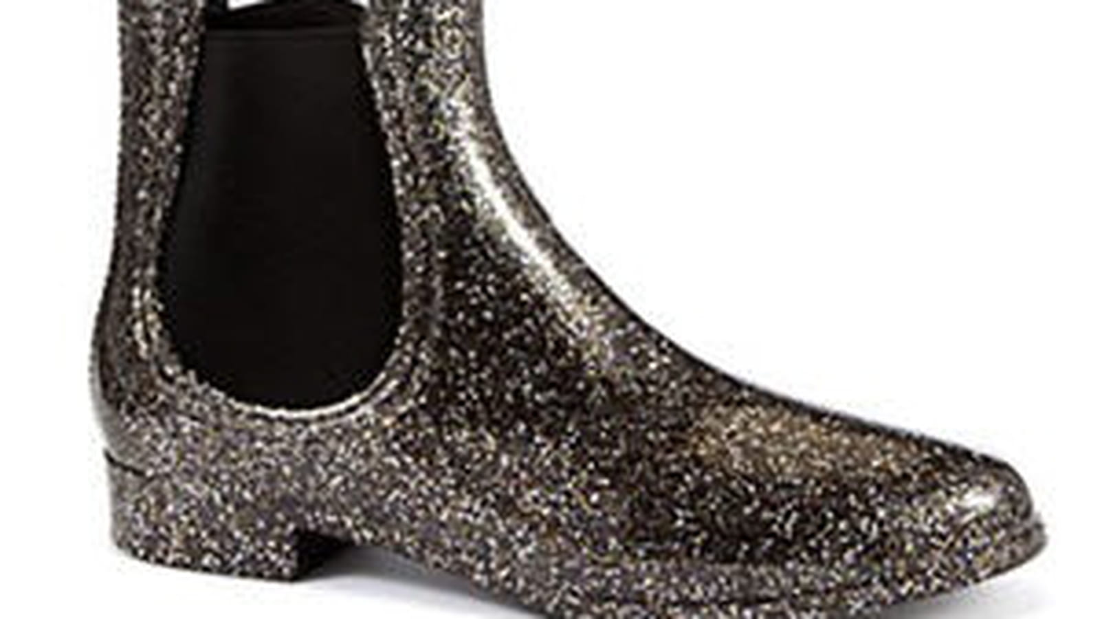Bottines de pluie pailletées de New Look