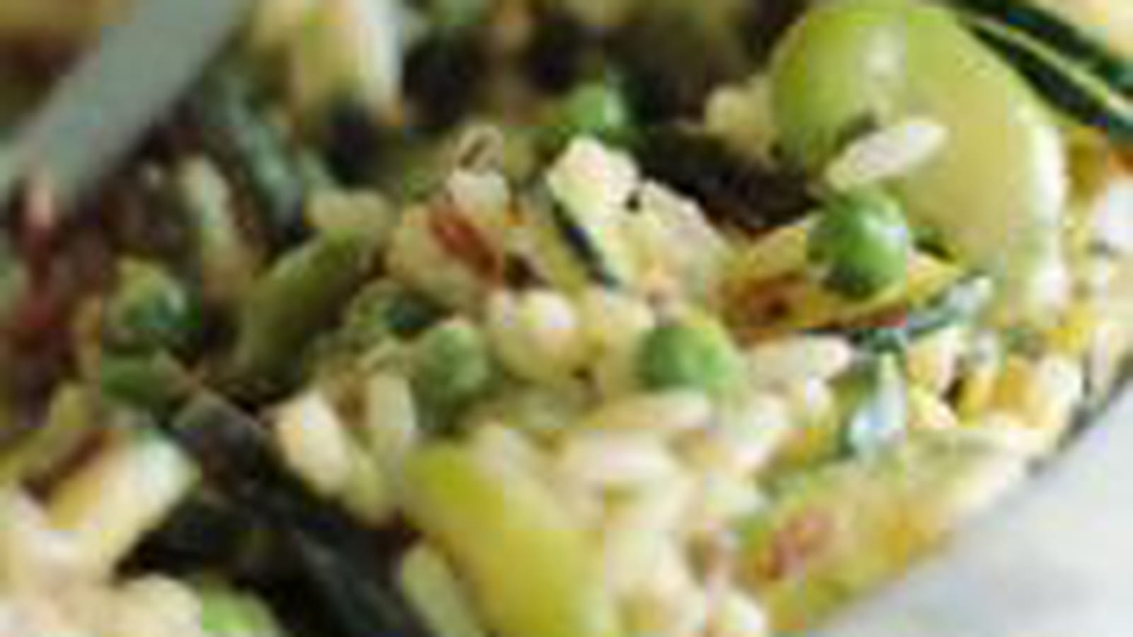 Salade de riz toute verte