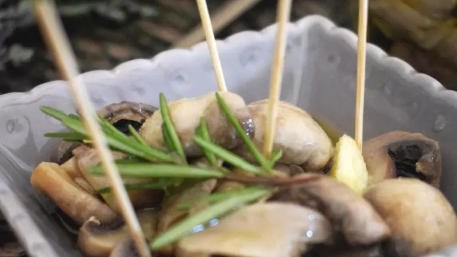 Champignons de Paris à l'huile d'olive