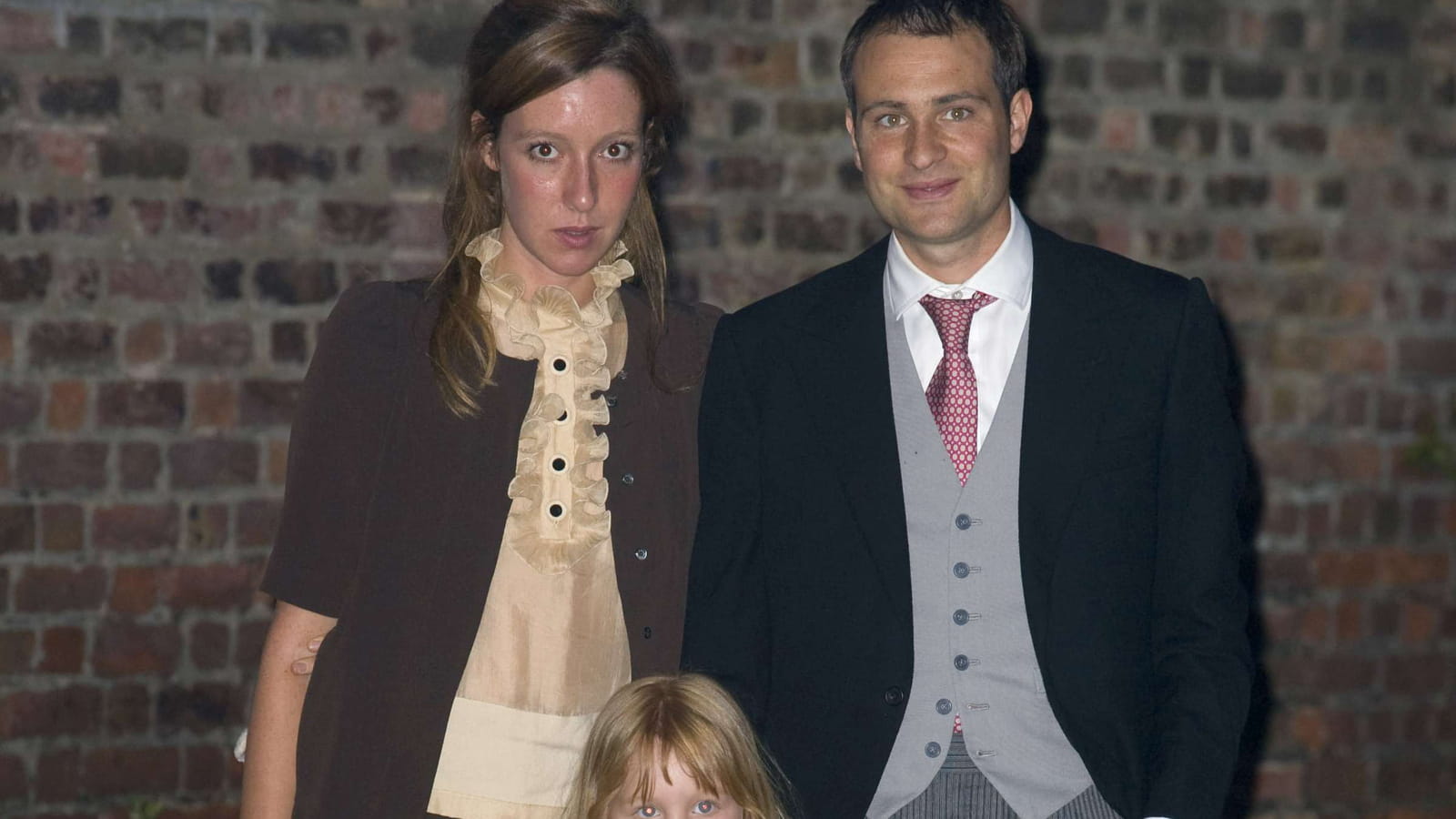 Kate Rothschild, Ben Goldsmith et leur fille Iris petite