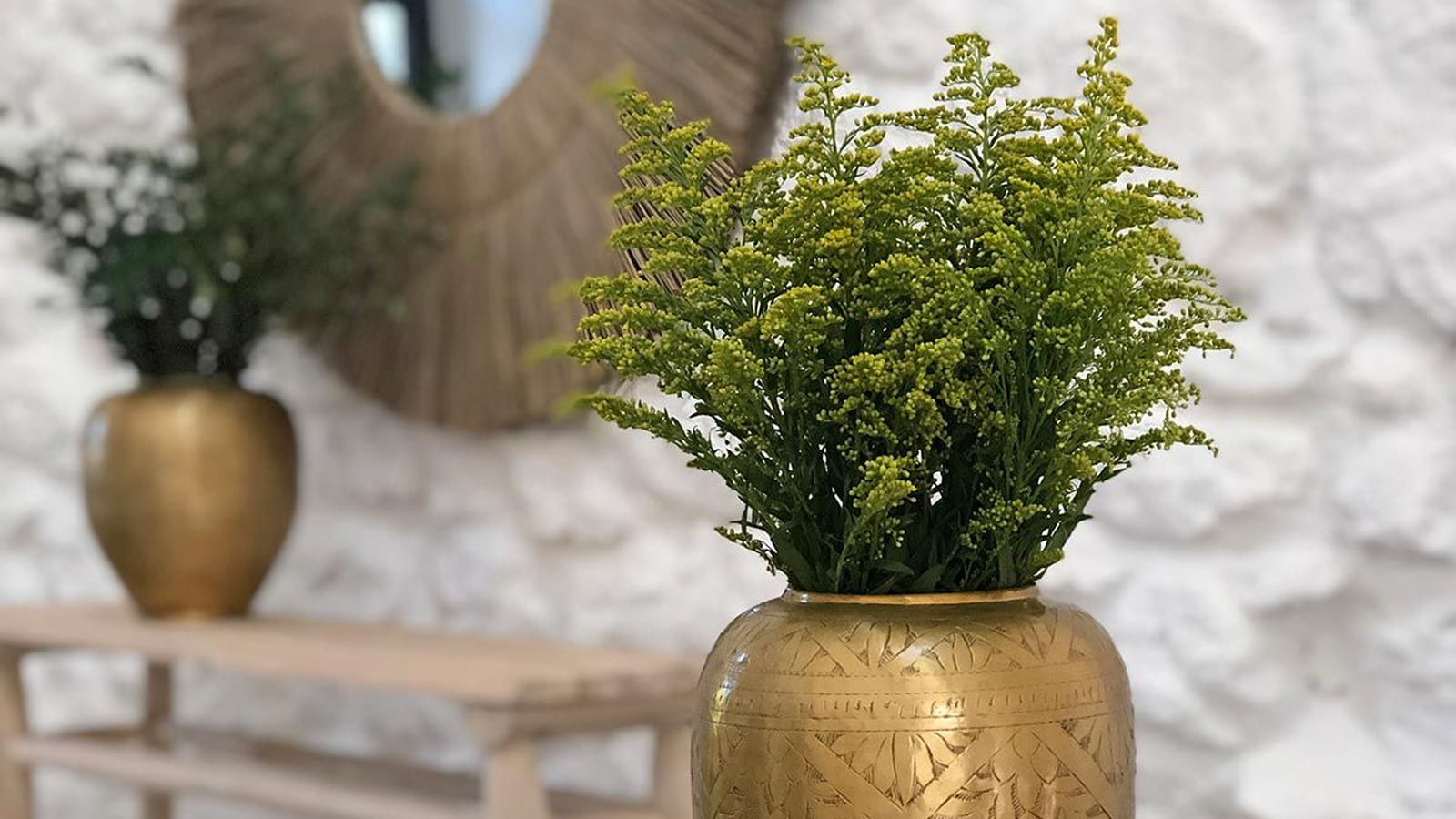 Vase en laiton