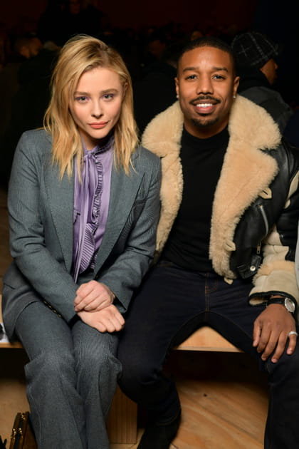 Chloe Grace Moretz et Michael B. Jordan au d&eacute;fil&eacute; Coach