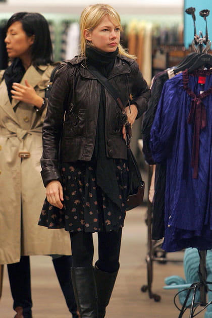 Michelle Williams en robe à fleurs