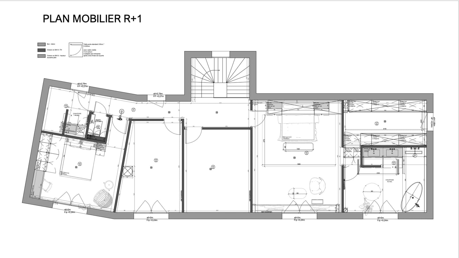 Plan projet étage 
