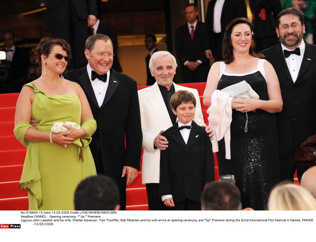 Pendant le Festival de Cannes en 2009, pour la projection de LA-HAUT