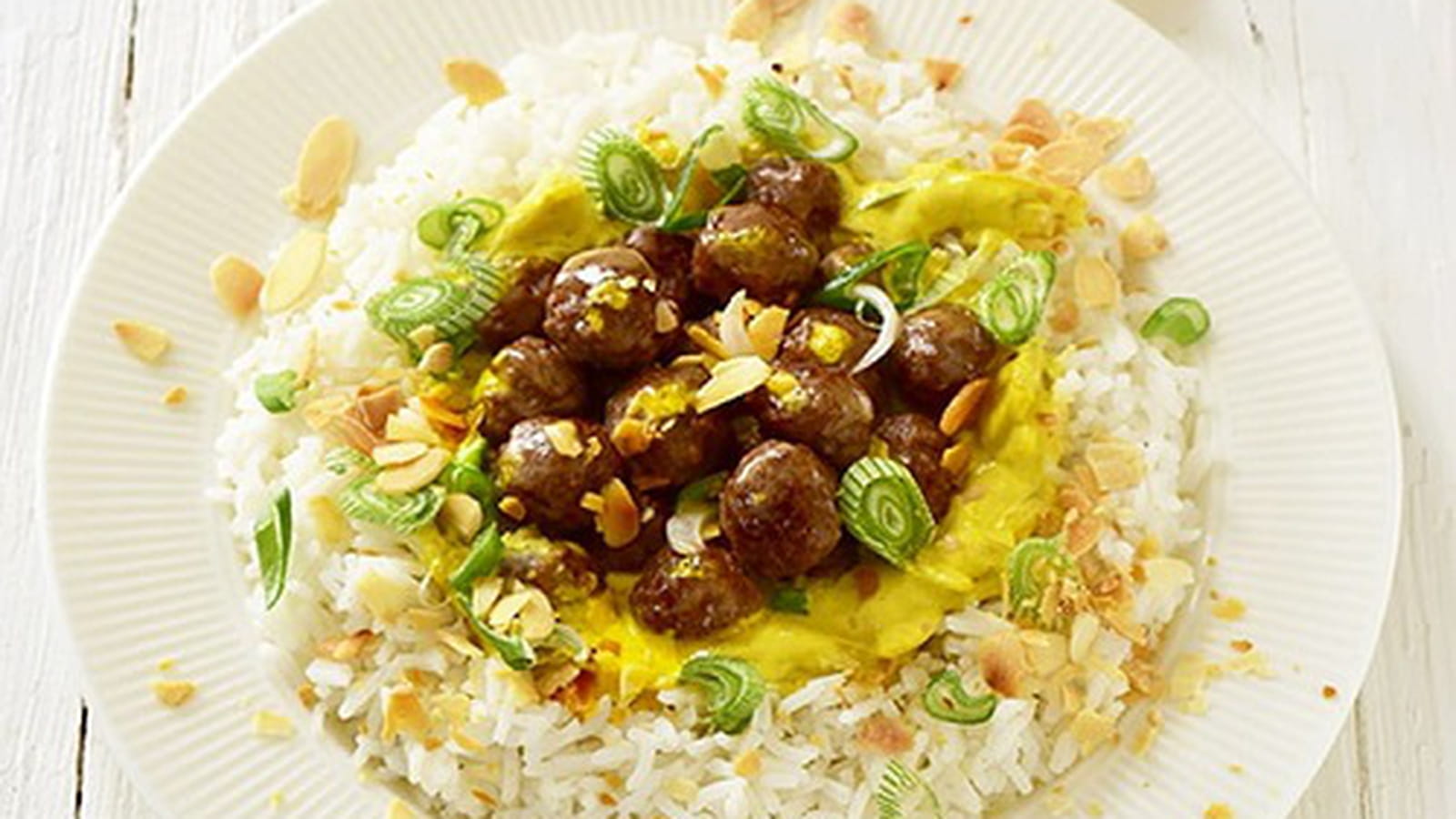 Boulettes en curry express