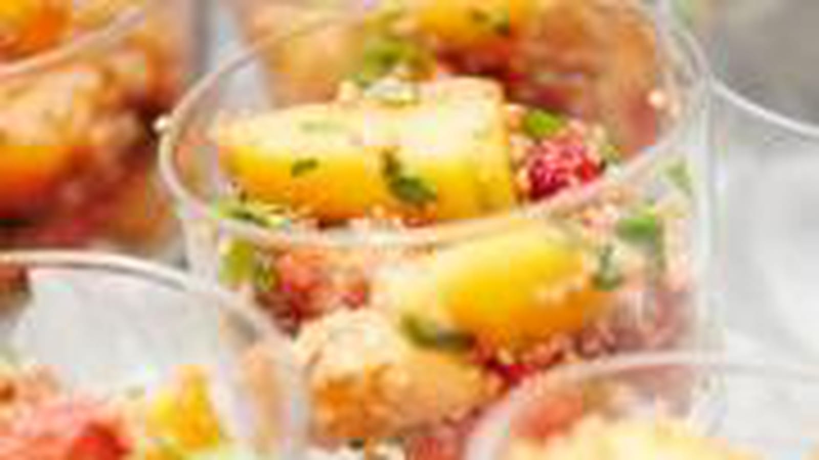 Salade de fuits au quinoa belge bio